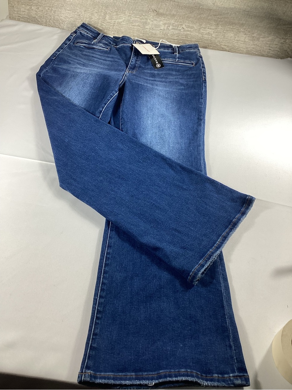 Lovervet by Vervet Mid Rise Easy Flare Jeans Plus Size 20W NWT